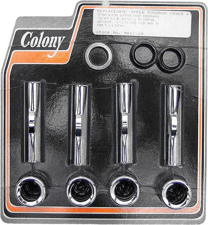 COLONY MACHINE Upper Pushrod Cover Kit Outer 86-90 Xl 9887-20