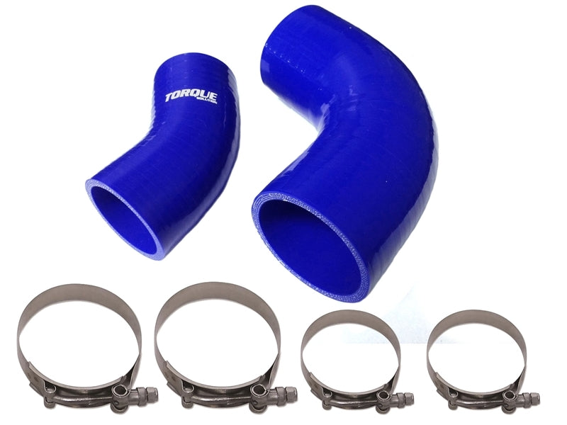 Torque Solution IC Boost Tubes (Blue): Mazdaspeed 3 2007-2013 TS-MS-011BL