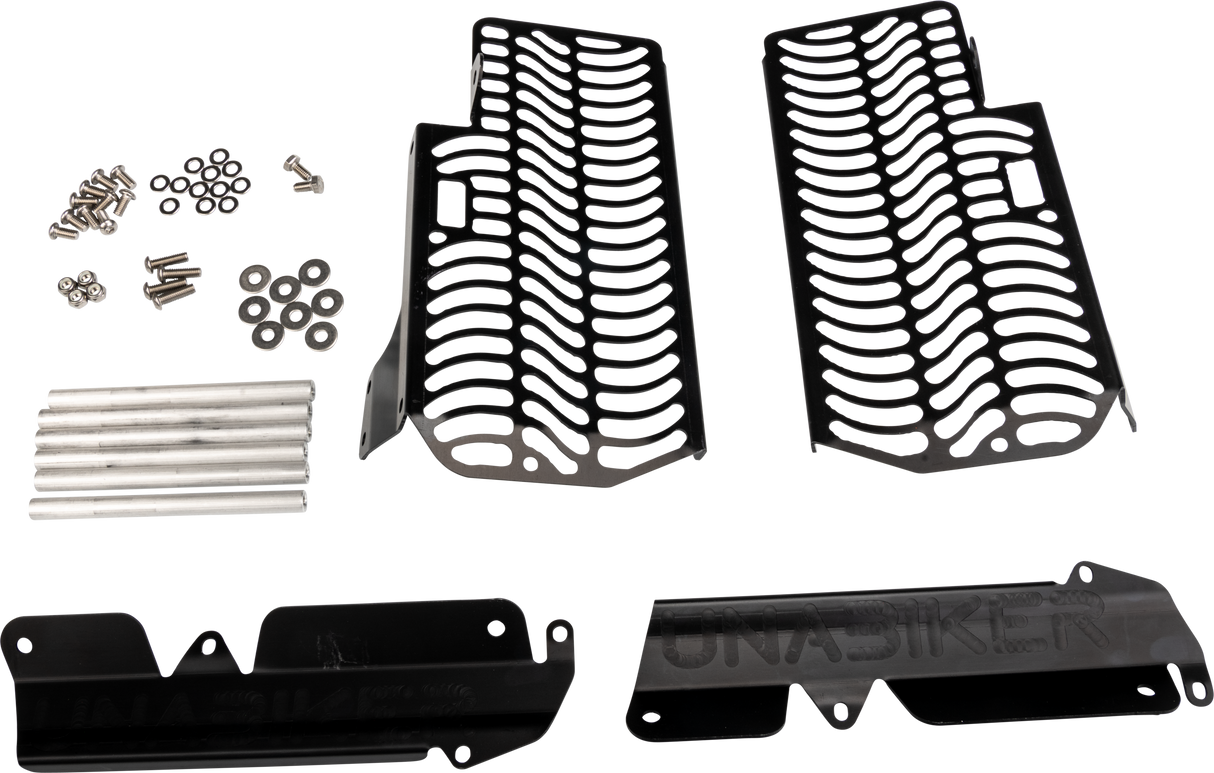 UNABIKER Radiator Guards Yamaha Yz250f Black YYZ250F6