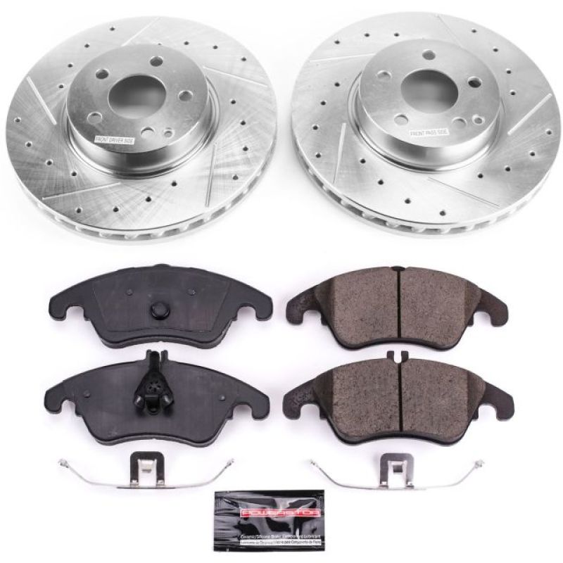 Power Stop 2014 Mercedes-Benz C300 Front Z23 Evolution Sport Brake Kit K7496