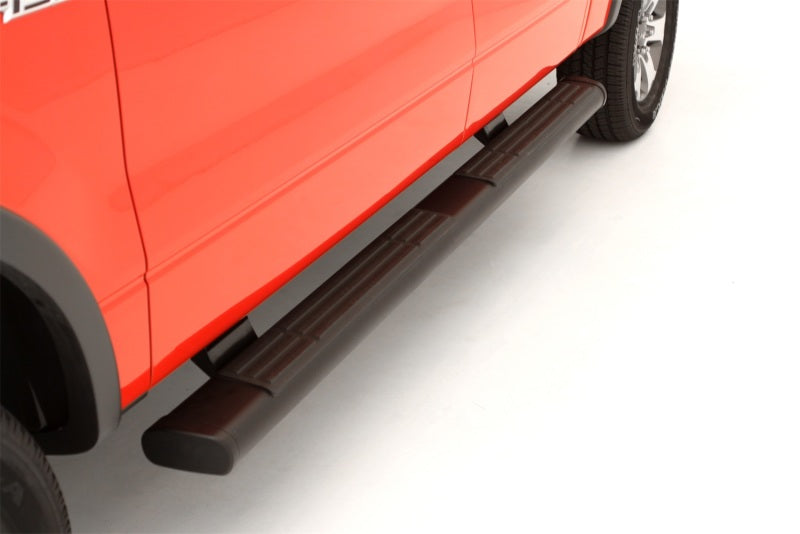 Lund 2019 Chevy Silverado 1500 Crew Cab 6in. Oval Straight Steel Nerf Bars - Black 26610567