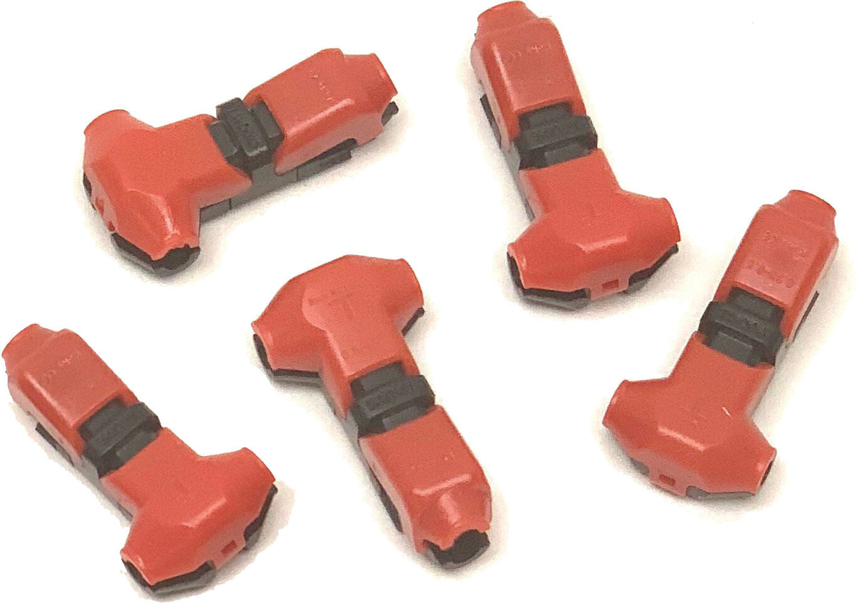 NAMZ CUSTOM CYCLELightning Splice Kit 5pk T Style Conn Sgl Wire-Sgl WireNLS-T11
