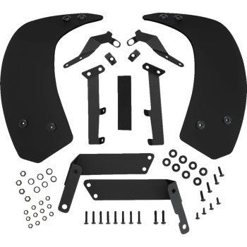 SHOW CHROME Lower Wind Deflectors - Smoke Can-Am Ryker 2019-2022 41-423S 2350-0556