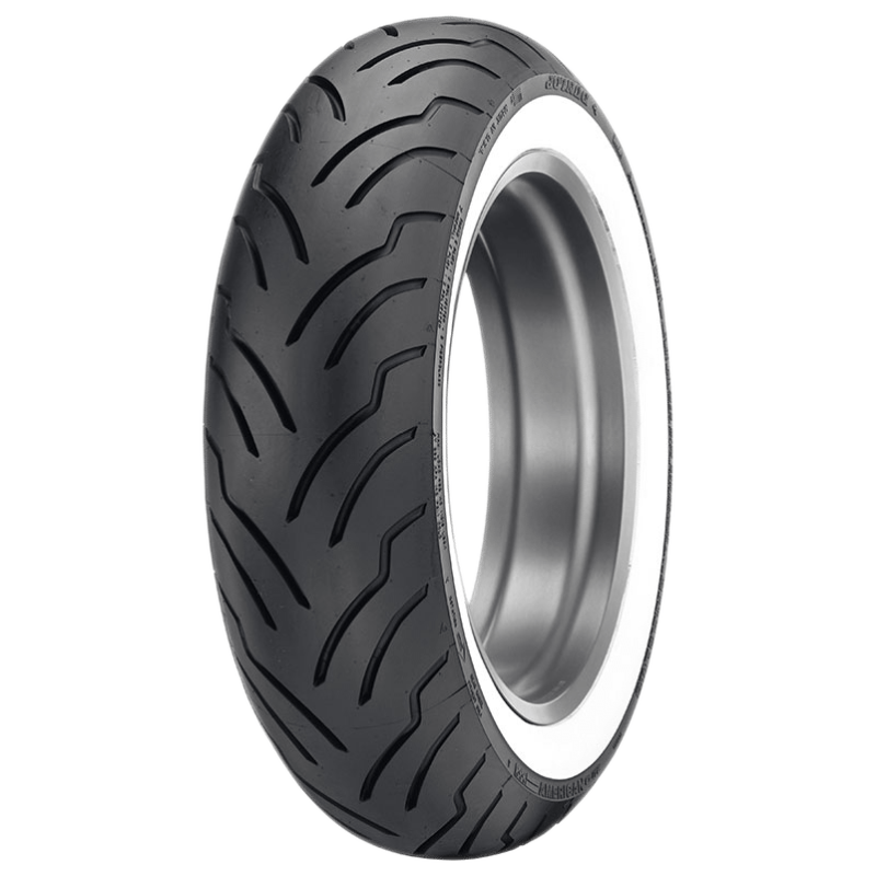 Dunlop American Elite Bias Rear Tire - 180/65B16 M/C 81H TL - Wide Whitewall