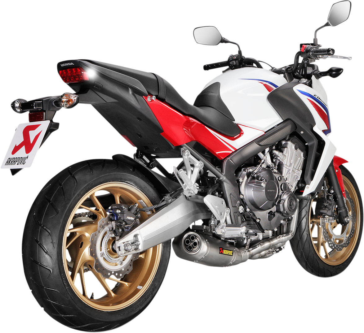 AKRAPOVIC Race Exhaust - Titanium CB650F 2014-2016 S-H6R12-HAFT 1810-2291