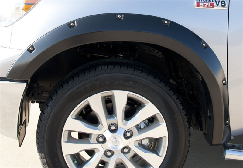 Lund 07-13 Toyota Tundra RX-Rivet Style Textured Elite Series Fender Flares - Black (4 Pc.) RX602T