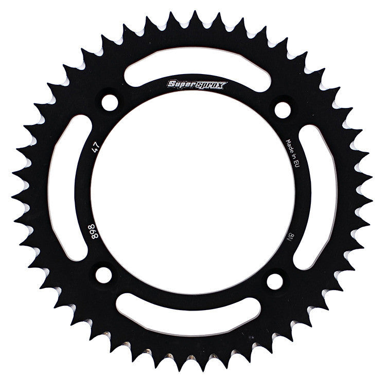 SUPERSPROX Rear Sprocket Aluminum 47t-428 Blk Husq/Ktm RAL-898-47-BLK
