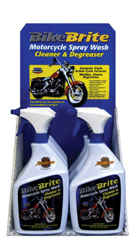 Bike Brite Motorcycle Spray Wash Pop Display 962011