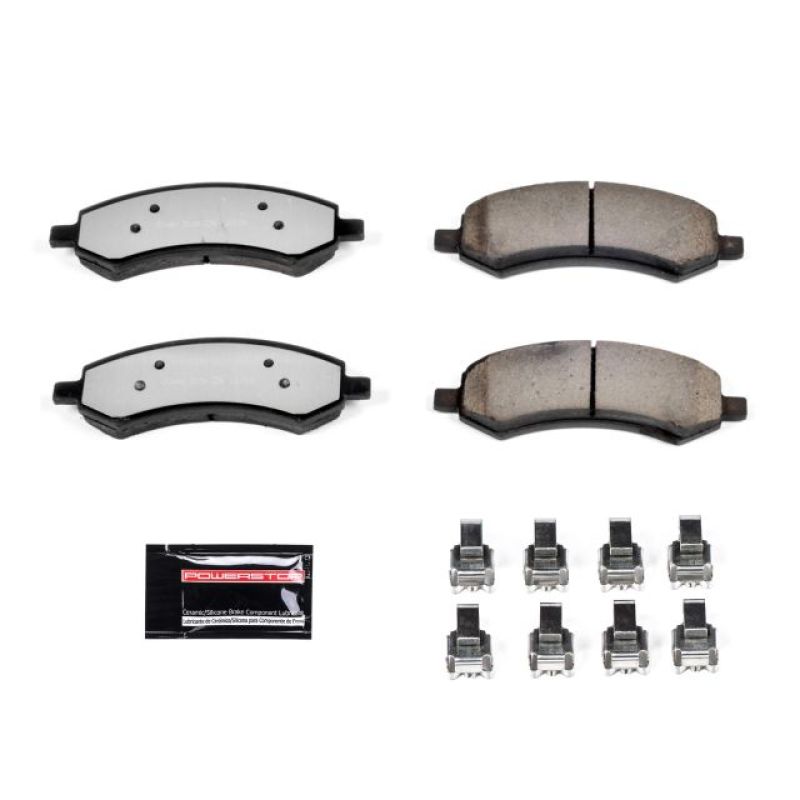 Power Stop 07-09 Chrysler Aspen Front Z36 Truck & Tow Brake Pads w/Hardware Z36-1084