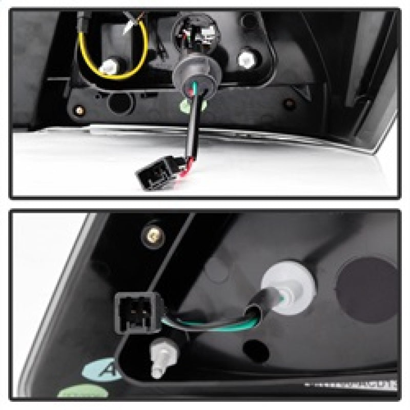 Spyder Honda Accord 2013-2015 4DR LED Tail Lights - Black ALT-YD-HA13LED-LED-BK 5082053