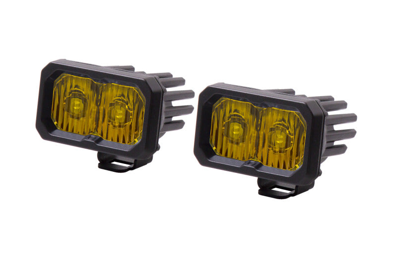 Diode Dynamics Stage Series 2 In LED Pod Pro - Yellow Driving Standard ABL (Pair) DD6404P