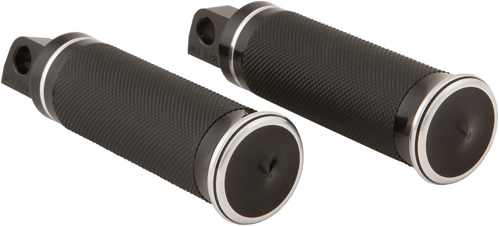 HARDDRIVE Shock Footpegs Black 0035-1138-BM