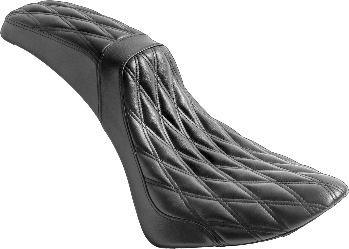 WEST-EAGLE Gunfighter Seat Diag T2 Bk M8 Softail H0504-BK