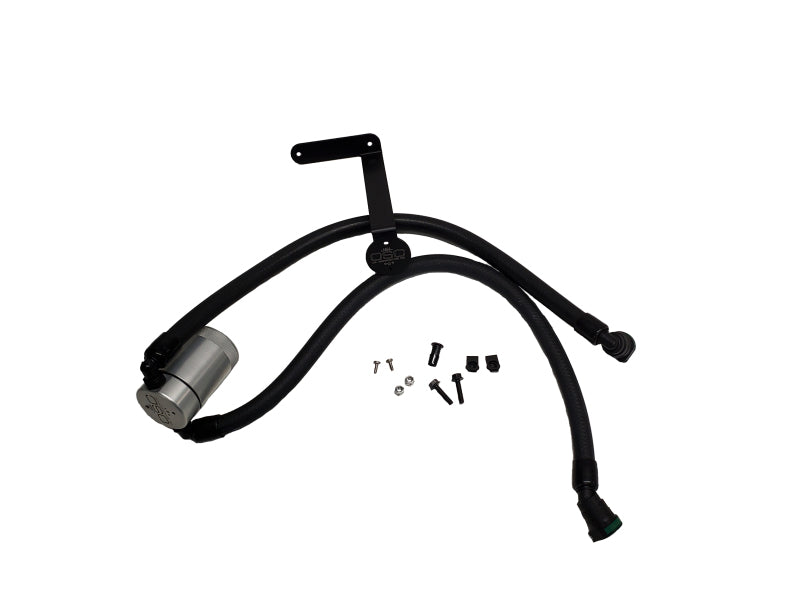J&L 2011-2023 Ford F-150 2.7L/3.5L/5.0L Passenger Side Oil Separator 3.0 - Clear Anodized 3016P-C
