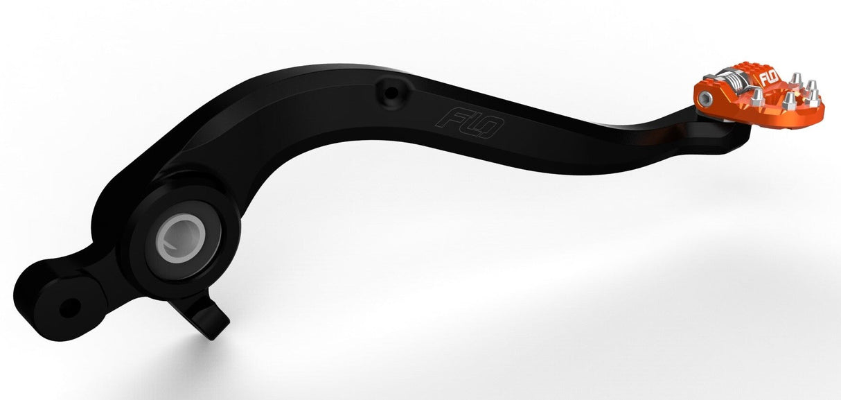 FLO MOTORSPORTS Folding Tip Brake Pedals Orange MXBP-523 ORG