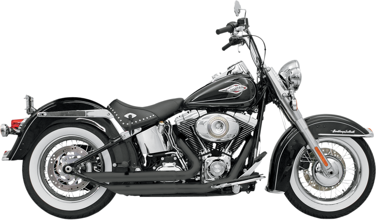 Escape BASSANI XHAUST FireFlight - Negro - Softail 12123B