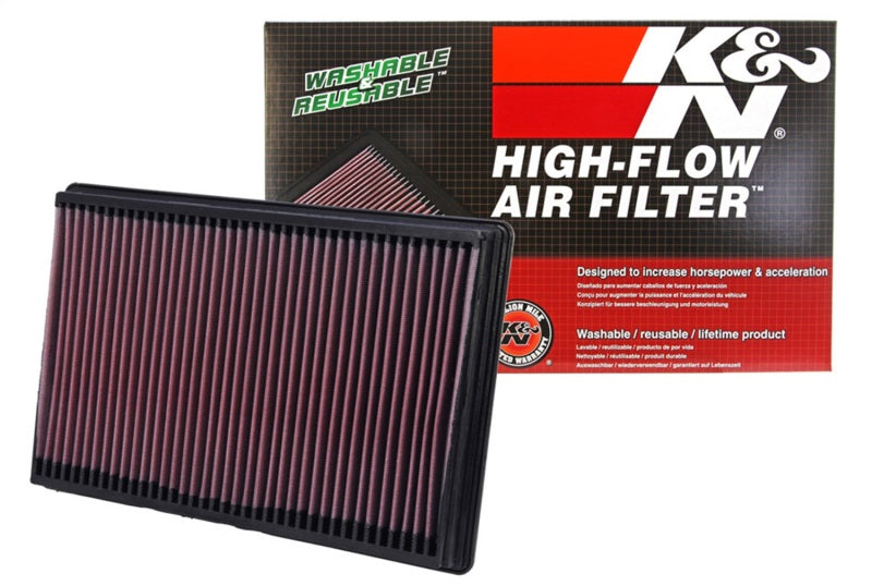 K&N 02-10 Dodge Ram 1500/2500/3500 3.7/4.7/5.7L Drop In Air Filter 33-2247