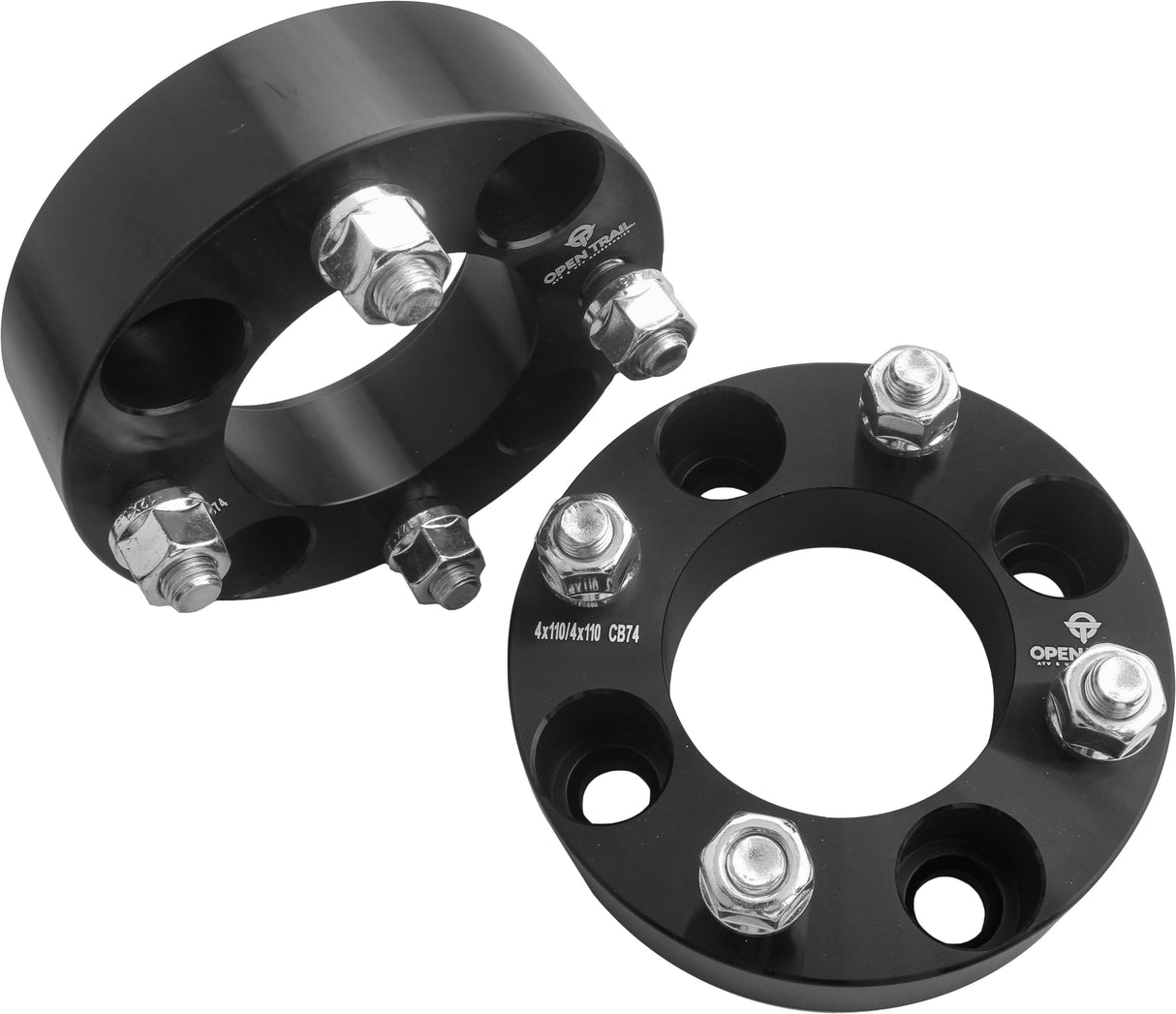 OPEN TRAILWheel Spacer 2" 4/110 Stud: 12mm X 1.5mmAC-06658-4BK