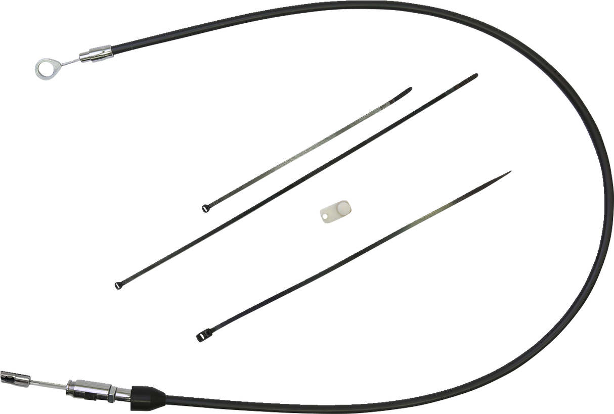 DRAG SPECIALTIES Cable de embrague - Superior - 36" - Negro/Cromo 4323402HE