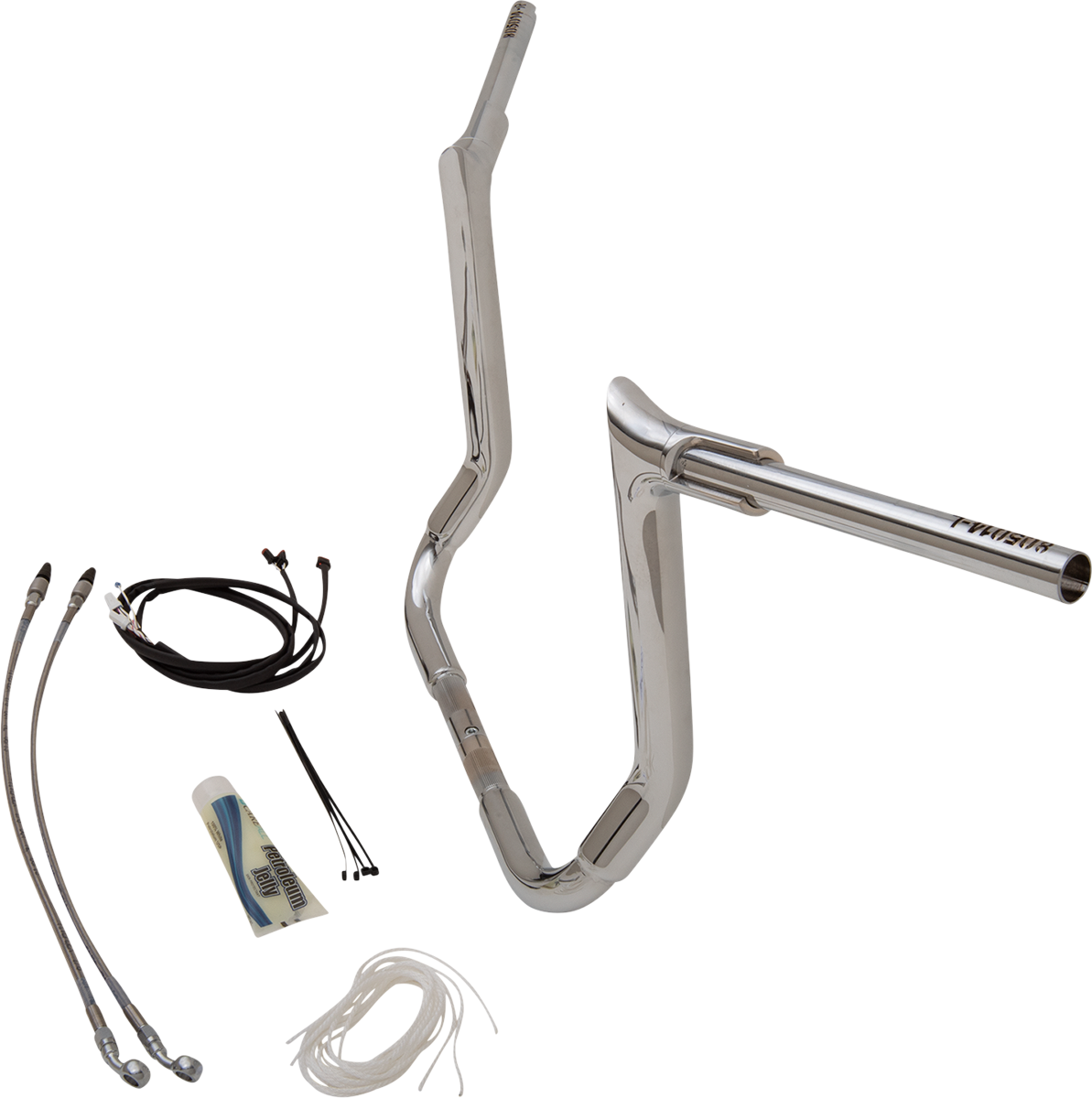 FAT BAGGERS INC. Handlebar Kit - Pointed Top - 14" - Chrome 809214