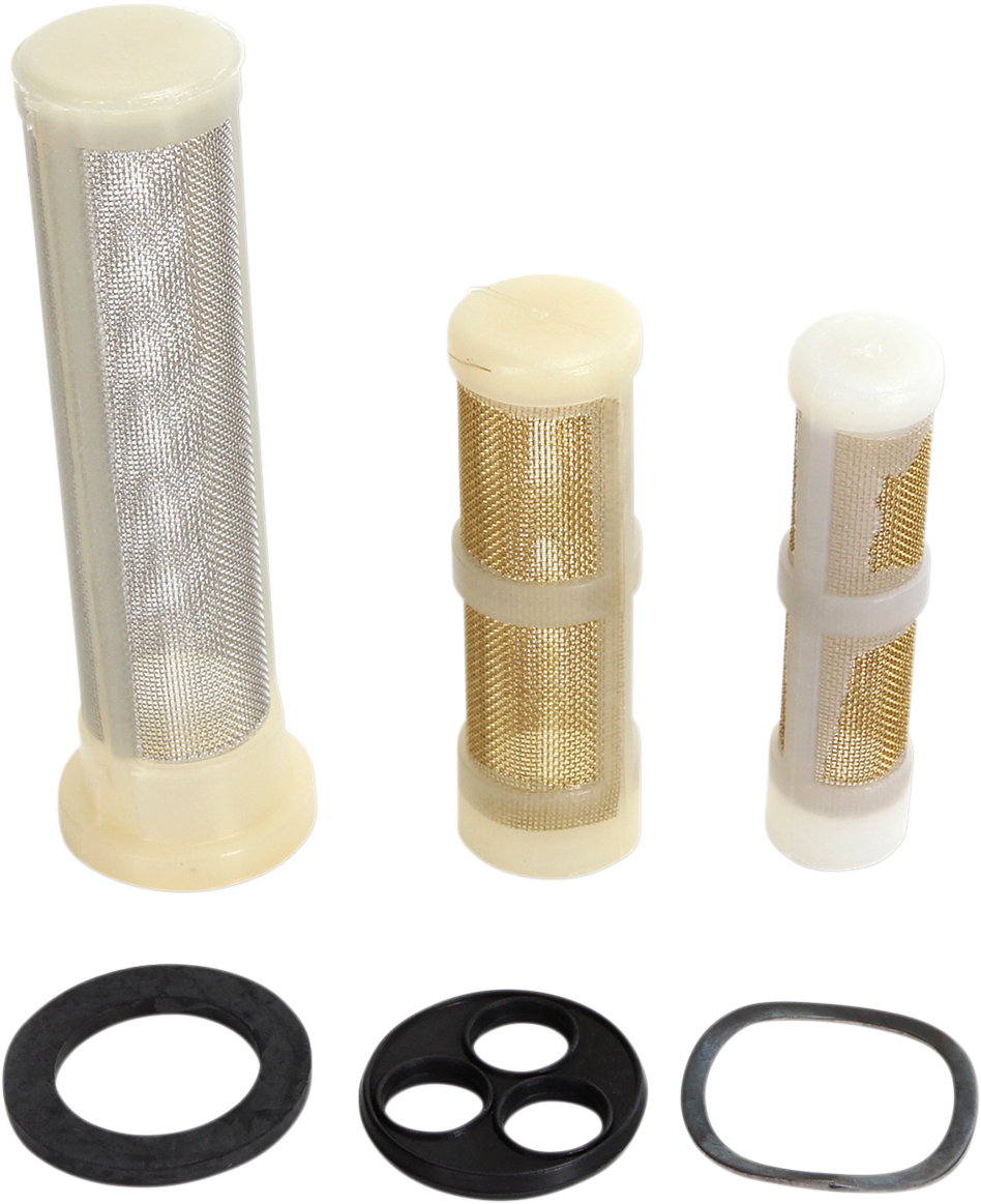 DRAG SPECIALTIES Kit de reconstrucción de llave de purga - 1/4" NPT 03-0016/57/75-R