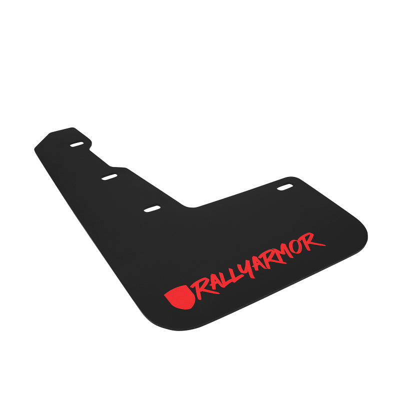 Rally Armor 15-21 Subaru WRX/STI (Sedan ONLY) Black UR Mud Flap w/ Red Altered Font Logo MF32-UR-BLK/RD-X