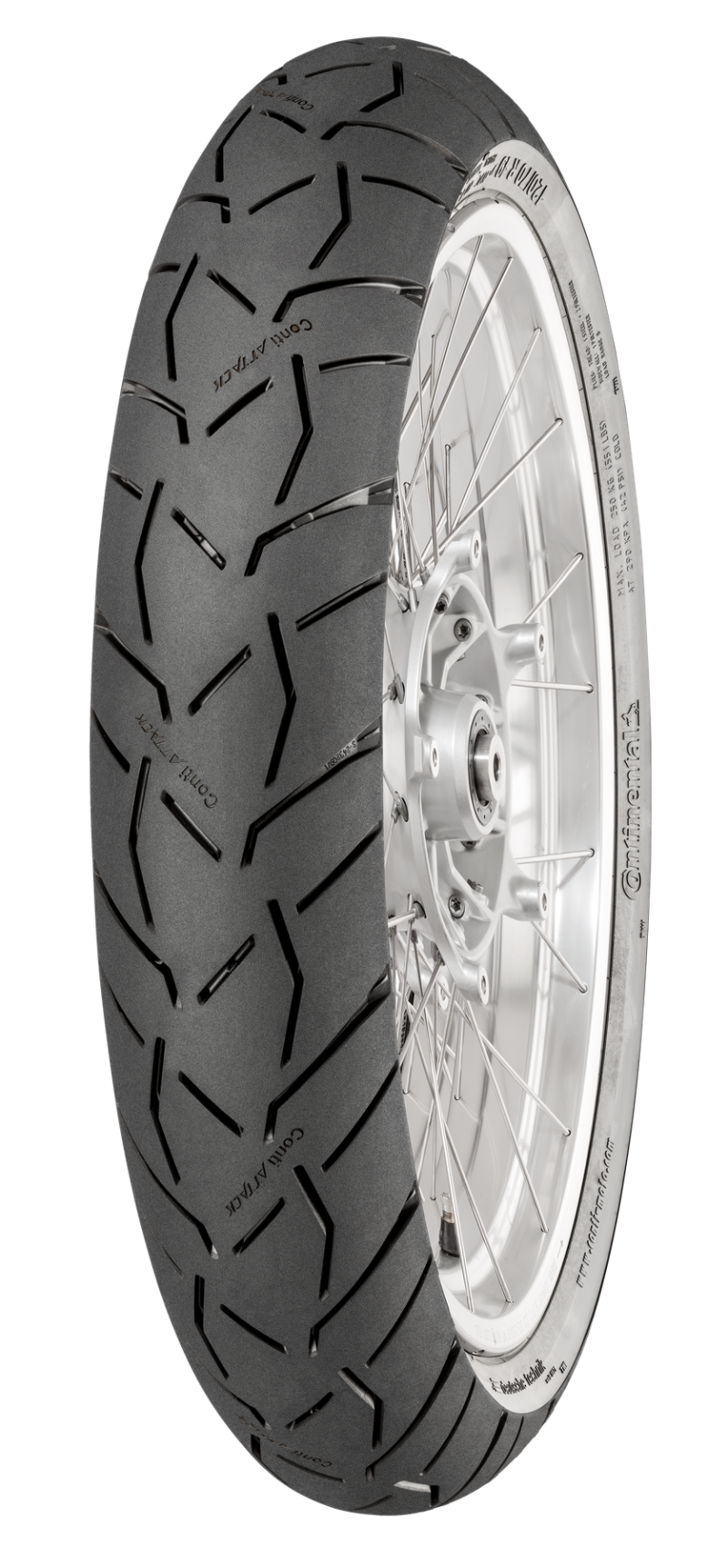 Continental ContiTrailAttack 3 Front Tire - 120/70 ZR19 M/C 60W TL 2445350000