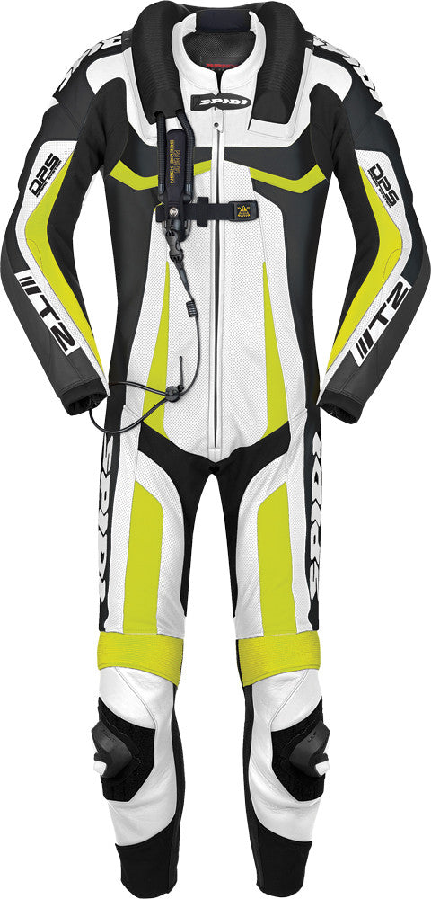 SPIDI T2 Neck Dps Suit White/Lime E54/Us44 Y112-107-54