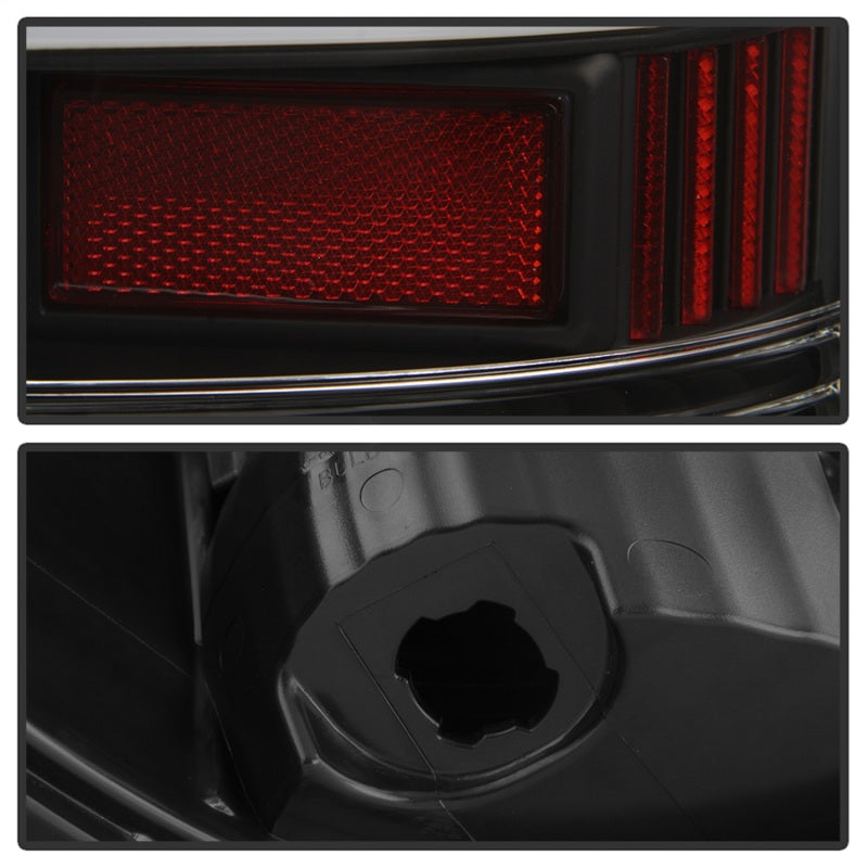 xTune 13-18 Dodge Ram 1500 LED Tail Lights - Black (ALT-ON-DRAM13V2-LBLED-BK) 9041013