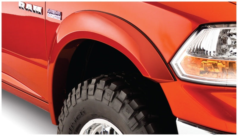 Bushwacker 10-18 Ram 1500 Fleetside Extend-A-Fender Style Flares 4pc 67.4/76.3/96.3in Bed - Black 50914-02