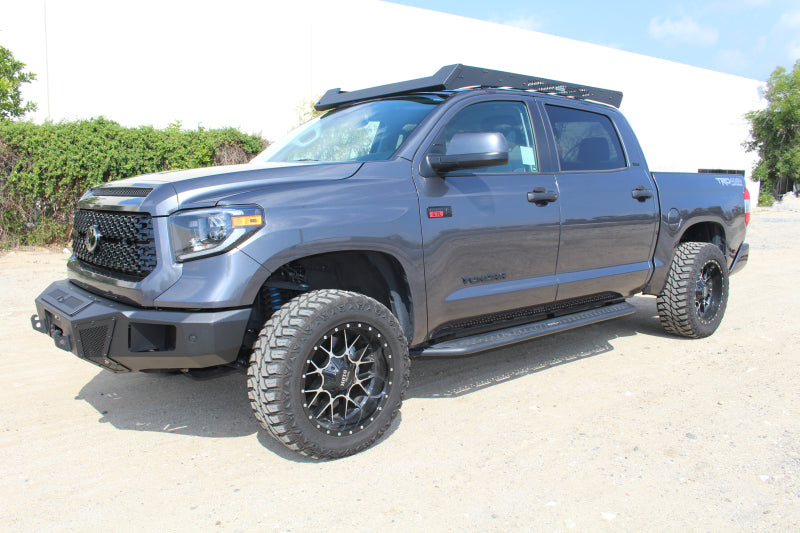 Go Rhino 19-21 Toyota Tundra CrewMax Ceros Low Profile Roof Rack - Tex. Blk 5933120T