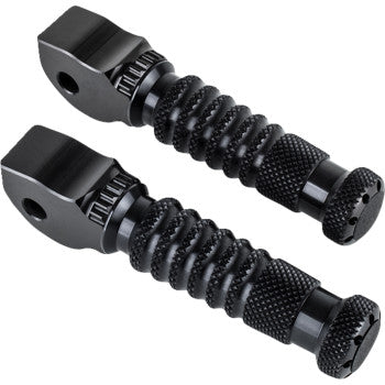 GILLES TOOLING Sport Footpegs - Driver - Black RGK-350-UF16-B