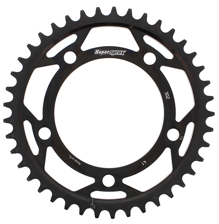 SUPERSPROX Rear Sprocket Steel 41t-530 Blk Hon RFE-302-41-BLK
