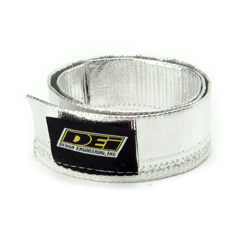 DEI Heat Sheath 1-1/4in I.D. x 3ft - Aluminized Sleeving - Sewn Edge 10404