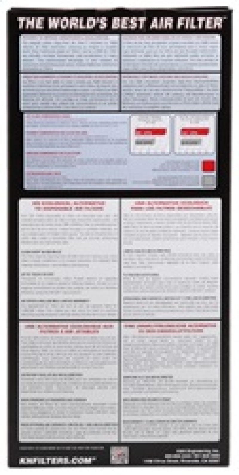 K&N Replacement Air Filter for 12 Fiat 500 1.4L L4 33-2471