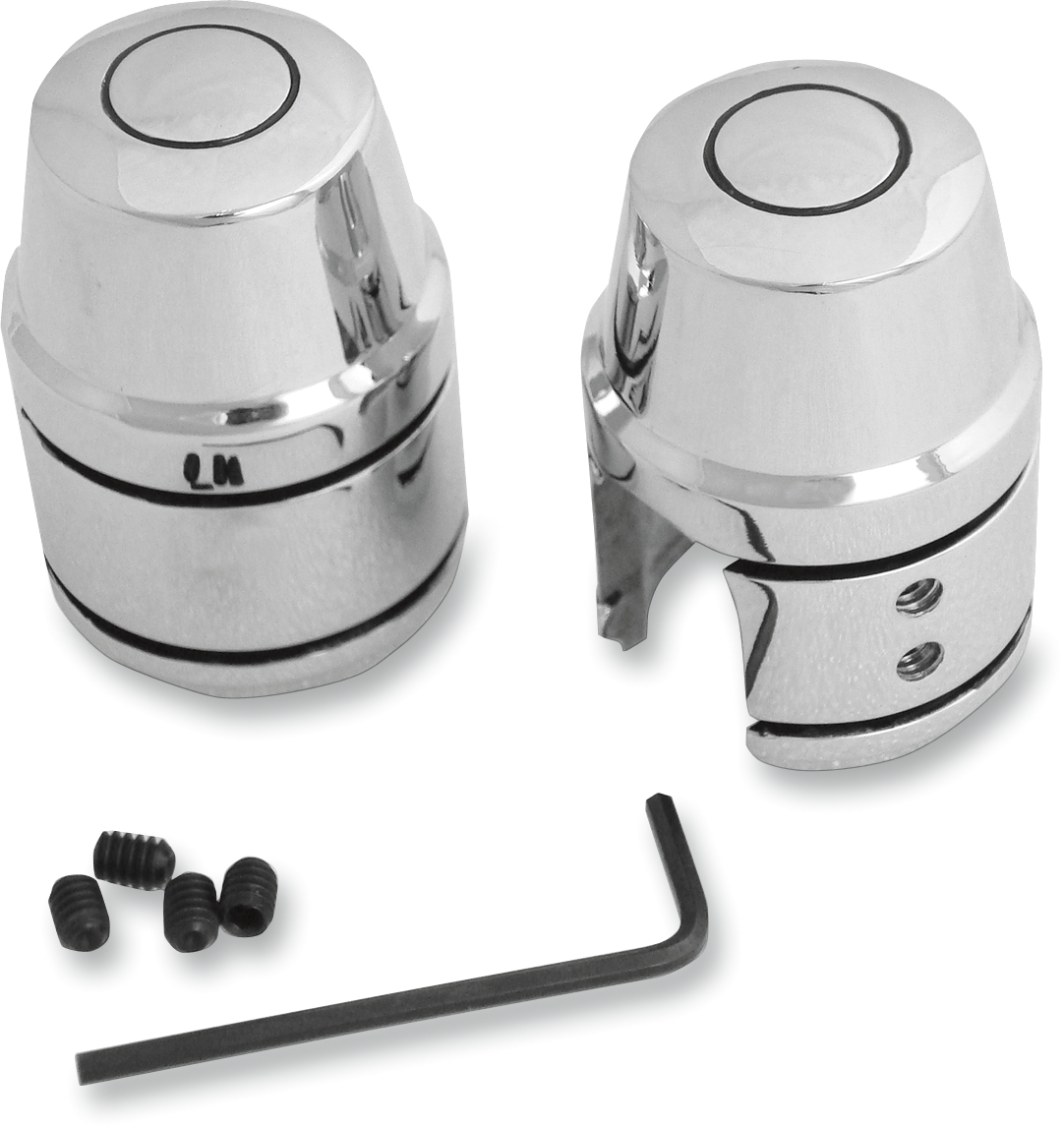 DRAG SPECIALTIES Cubierta de perno/perno de choque superior - Cromo - '86-'20 XL FIT 86-20 SOLO MODELOS 74989