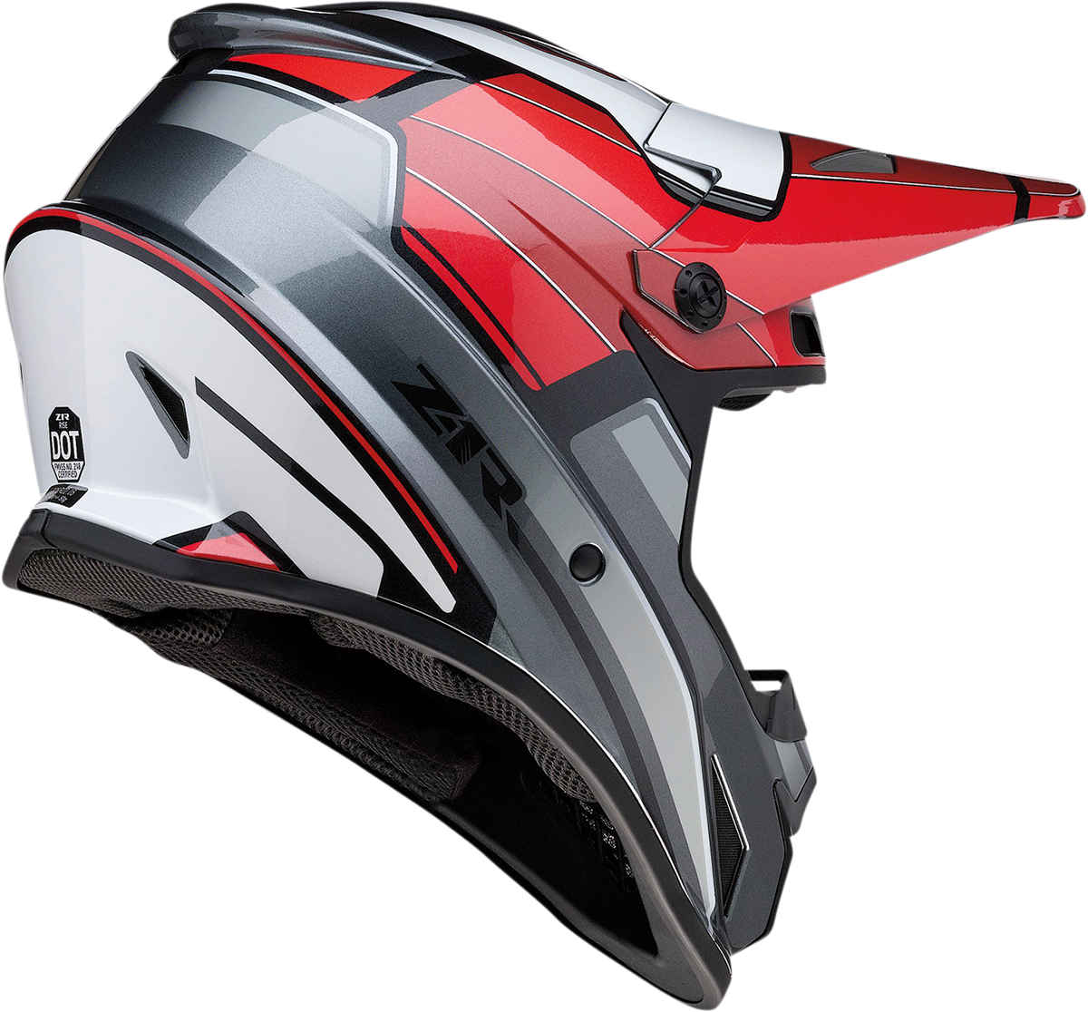 IN STOCK OPEN BOX Z1R Rise Helmet - MC - Red/Gray - Small 0110-7209
