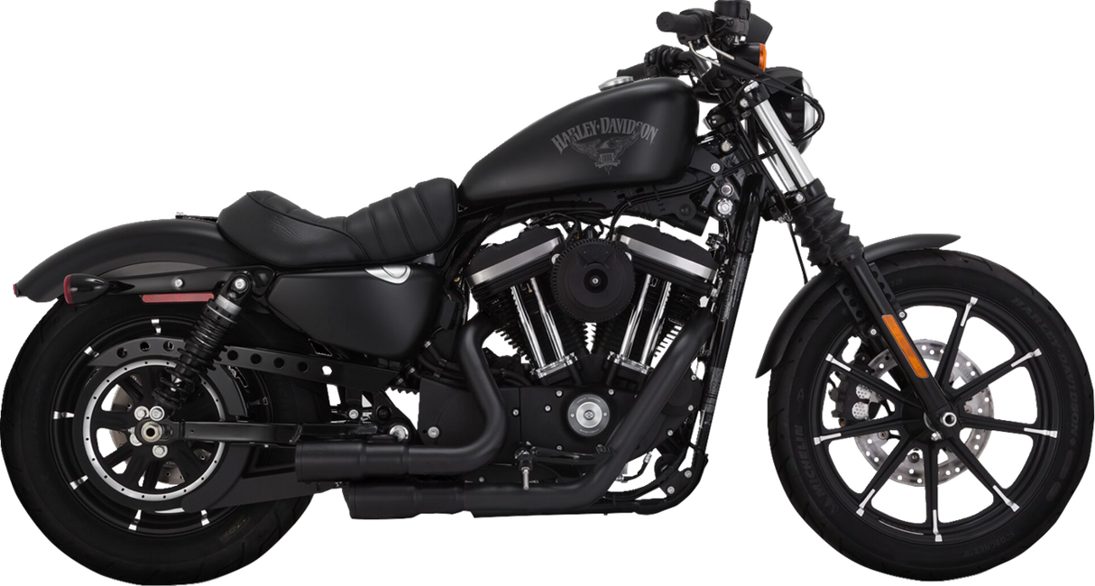 VANCE & HINES Mini Grenades Exhaust System - Black Iron 1200 /883 46374