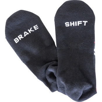 FMF FMF Black Letter Socks - Black - One Size FA24194904