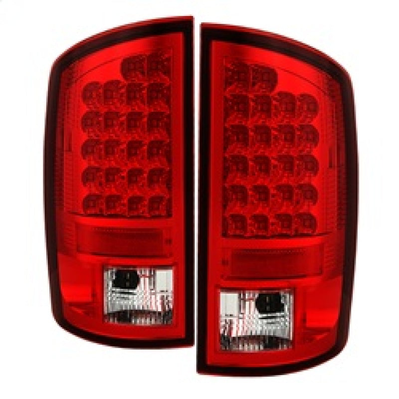 Spyder Dodge Ram 07-08 1500/Ram 07-09 2500/3500 LED Tail Lights Red Clear ALT-YD-DRAM06-LED-RC 5002631