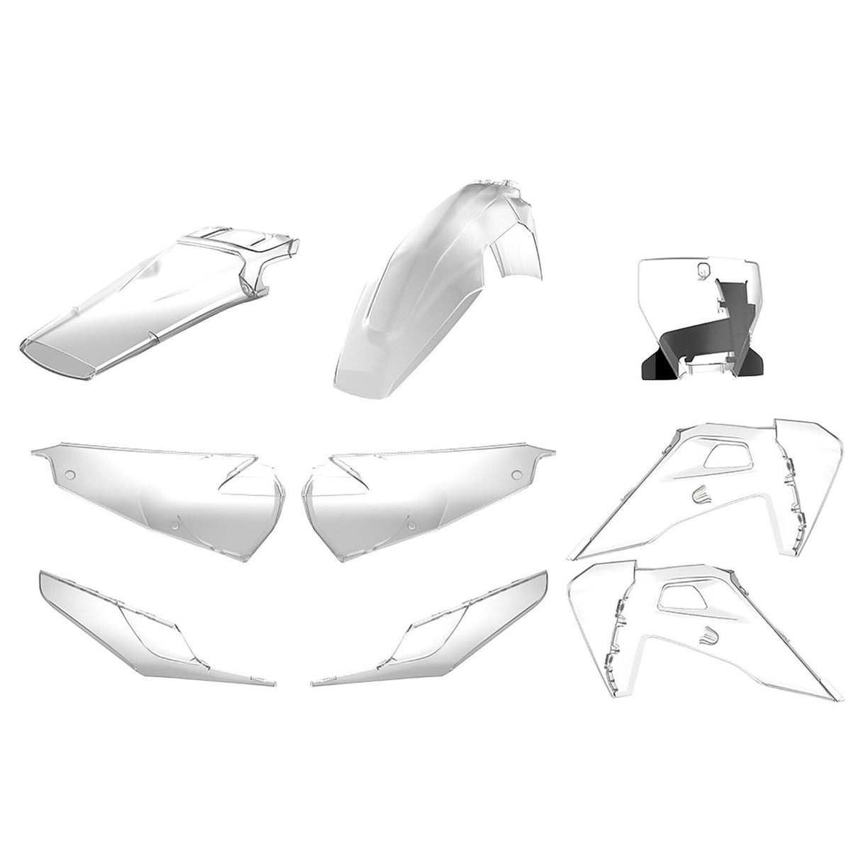 POLISPORT Plastic Body Kit Clear 90800