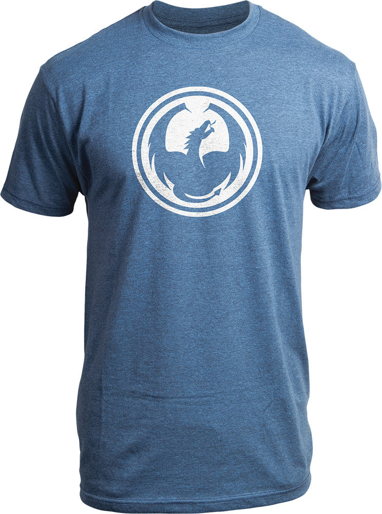 DRAGON Icon T-Shirt Indigo X 723-414 IND HEATH XL