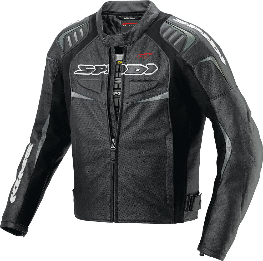 SPIDI R/T Leather Jacket Black E52/Us42 P133-026-52