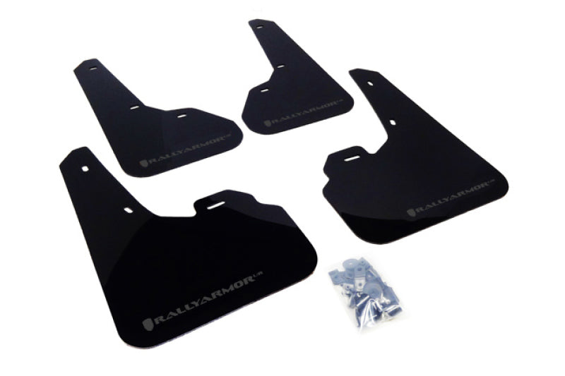 Rally Armor 10-13 Mazda3/Speed3 Black UR Mud Flap w/ Grey Logo MF17-UR-BLK/GRY