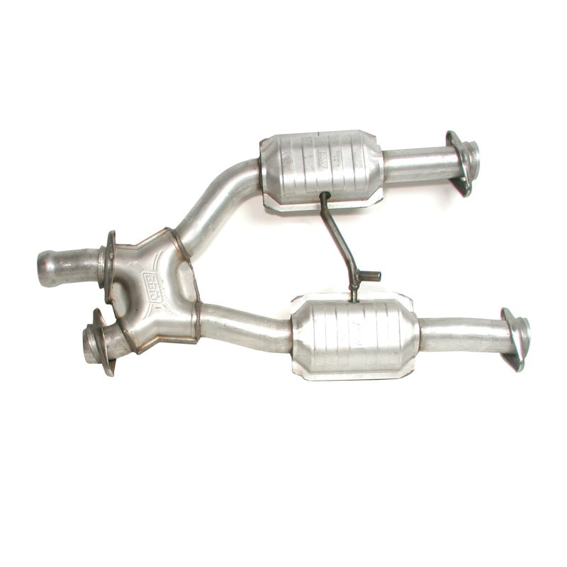 BBK 96-04 Mustang 4.6 GT / Cobra Short Mid X Pipe w Catalytic Converters 2-1/2 For Long Tube Headers 1638