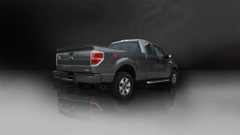 Corsa 11-13 Ford F-150 5.0L V8 Black Sport Cat-Back Exhaust 14393BLK