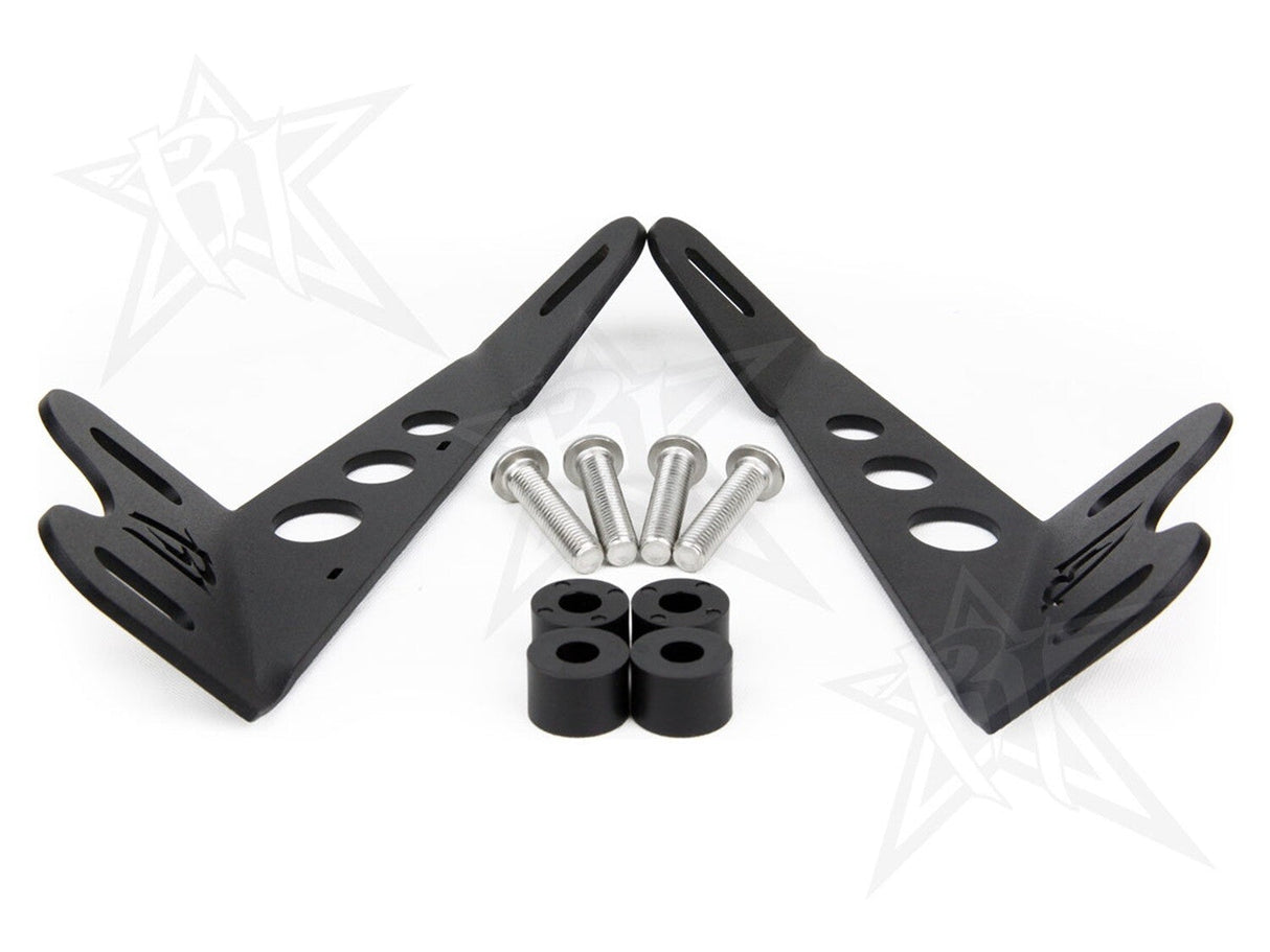 RIGID Rigid 10" E/S R Series Bar Hood Mnt Kit Jeep 40332