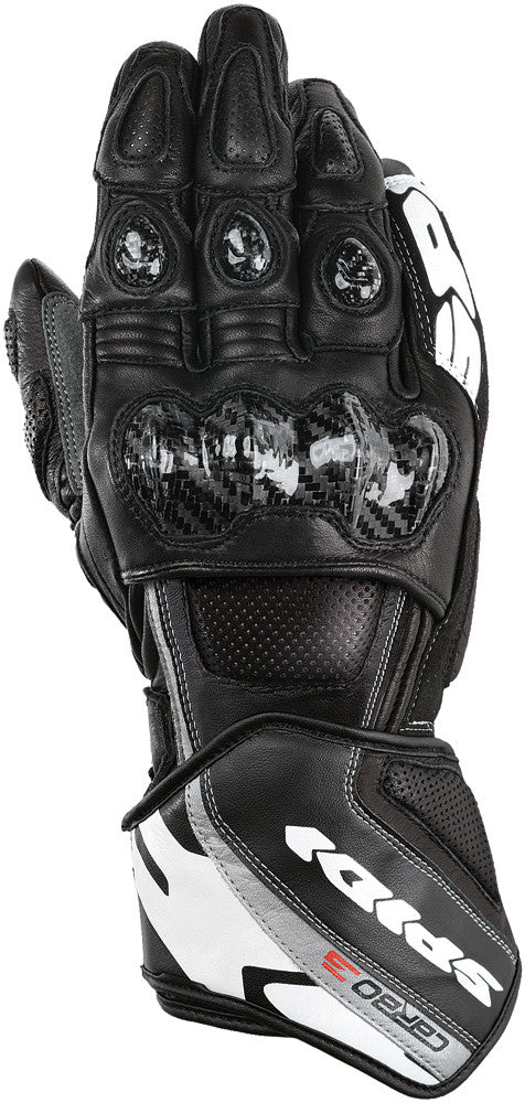 SPIDI Carbo 3 Leather Gloves Black 3x A126-026-3X