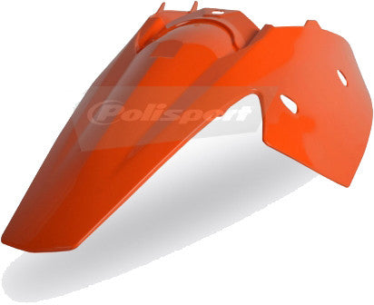 POLISPORT Rear Fender W/Panel Orange 8561300002