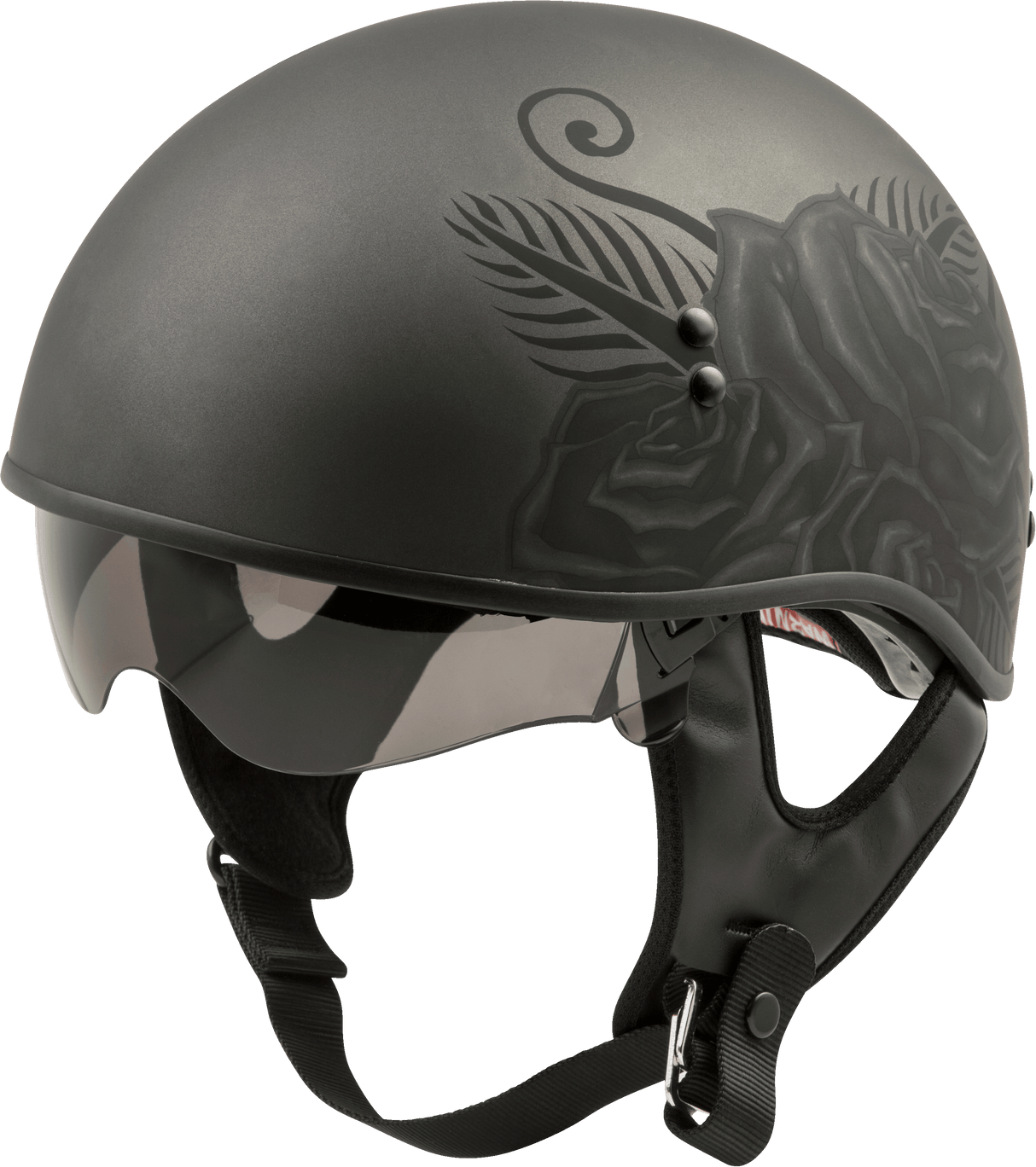 GMAX Hh-65 Half Helmet Devotion Naked Matte Black Xl G1652227